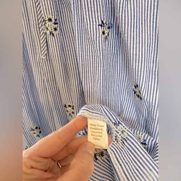 🚨 S O L D 🚨 NWT Christy Dawn Stripe Blossom Embroidered floral dress - Picture 10 of 16